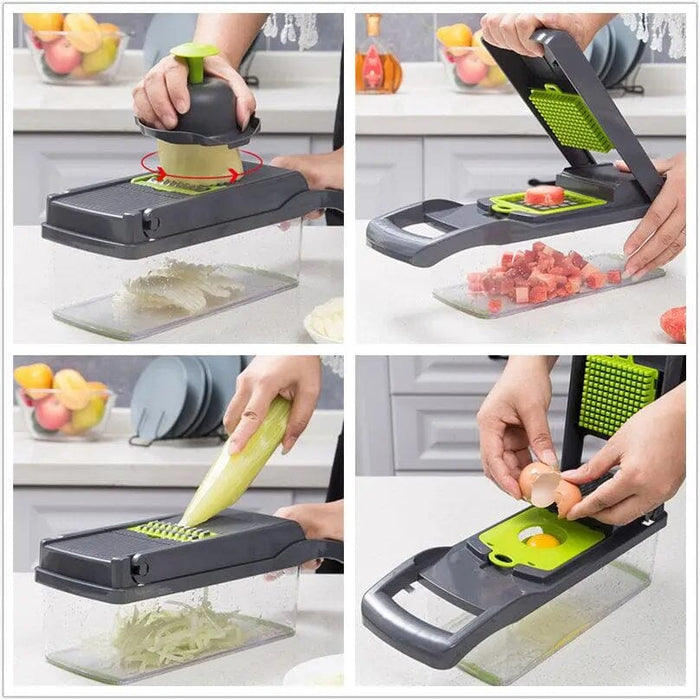 MULTIFUNCTION 12 in 1 VEGETABLE SLICER Shoppings 