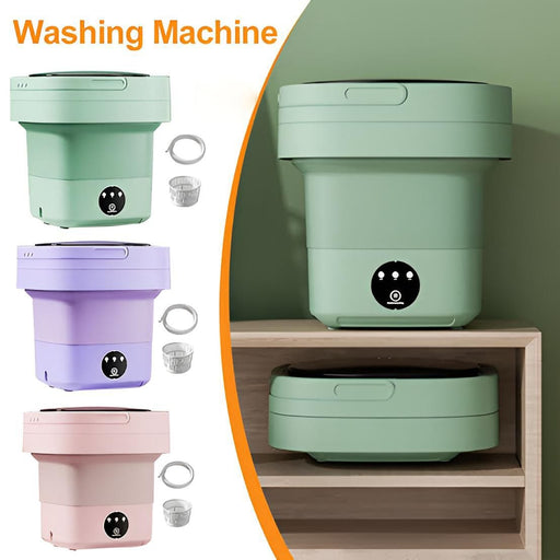 6.5L Portable Foldable Washing Machine Basket Shoppings