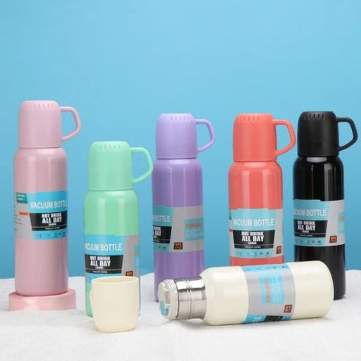 Vacuum Flask Stainless Steel 2-Cups 550ml Lot imported