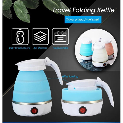 Foldable & Portable Electric Kettle 600 ML Lot imported