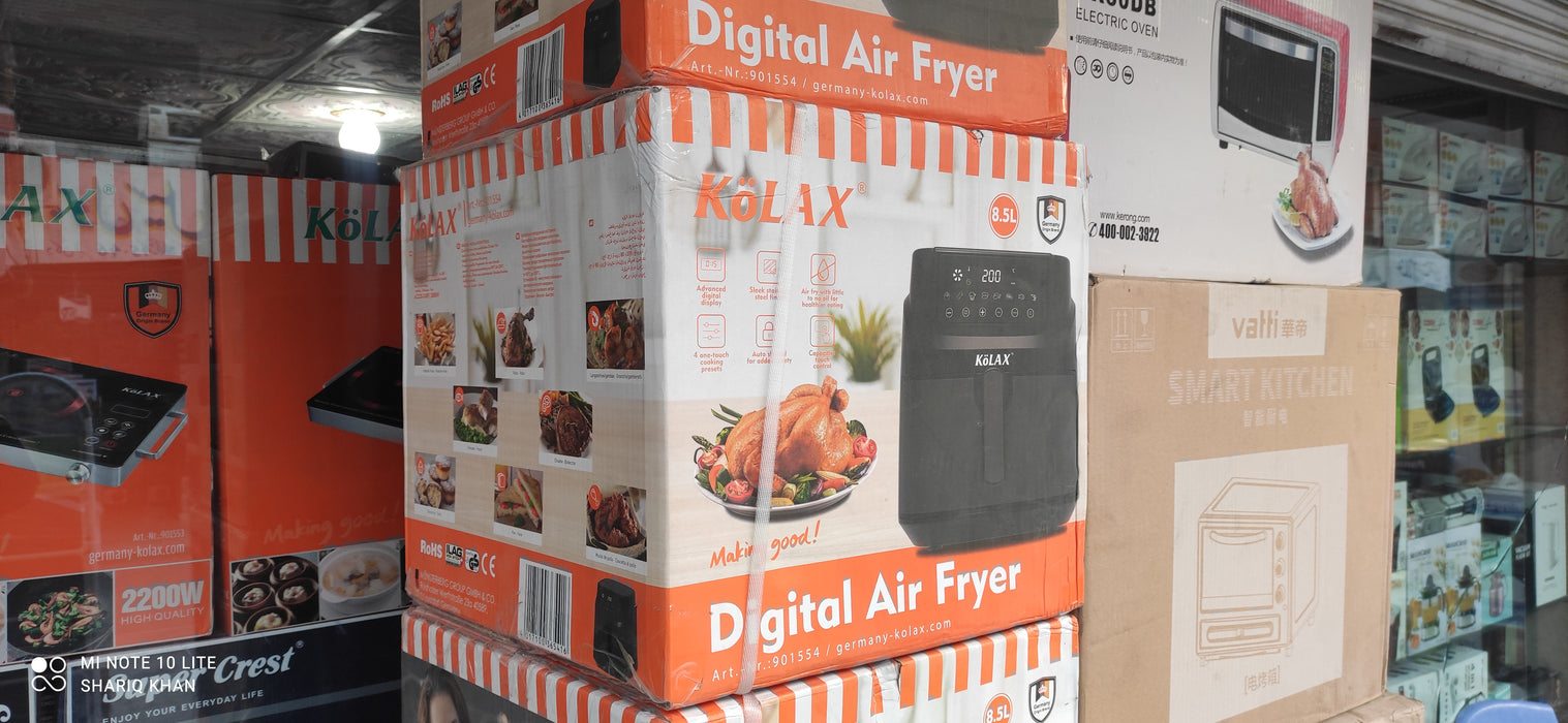 KOLAX Digital Air Fryer 8.5L Lot imported